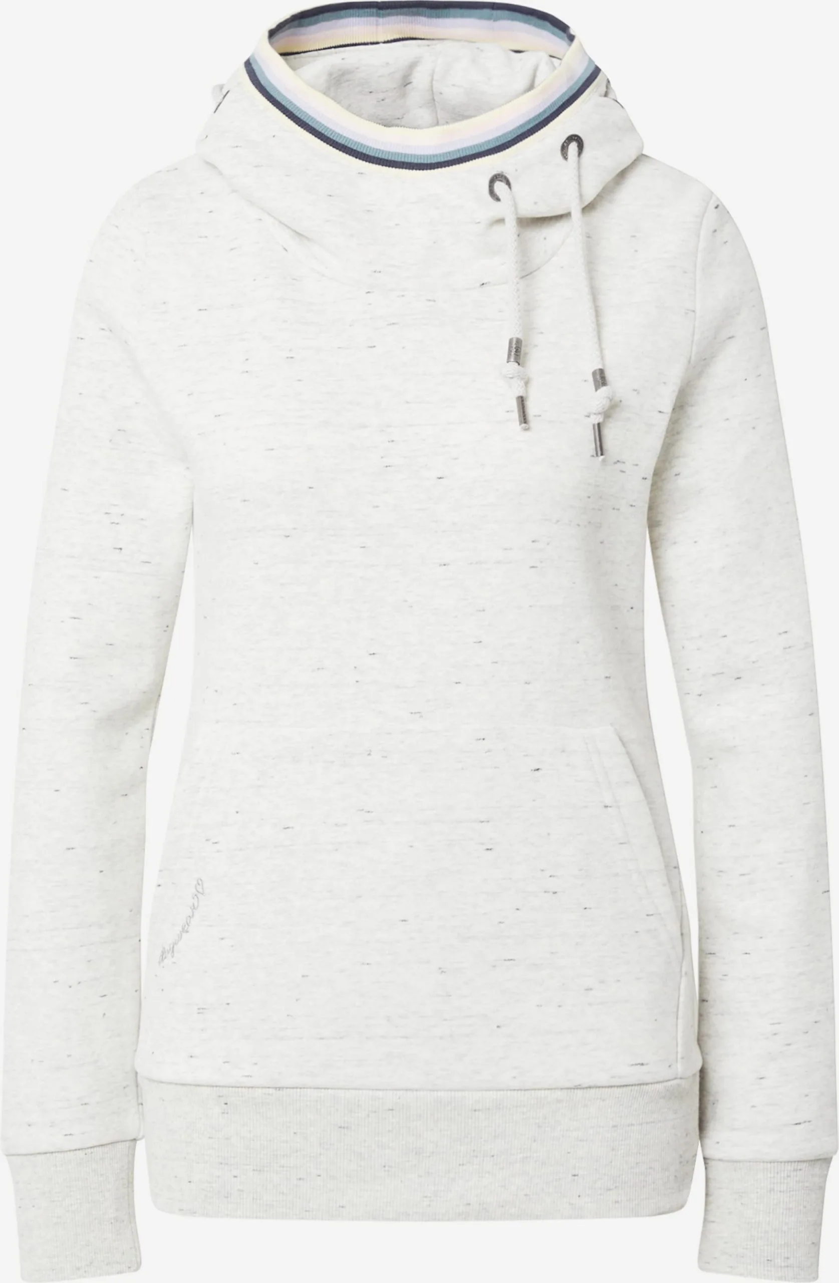 Ragwear Hoodies Sweatshirt Dames Wit Gemêleerd 1 Ragwear Hoodies Sweatshirt Dames Wit Gemêleerd