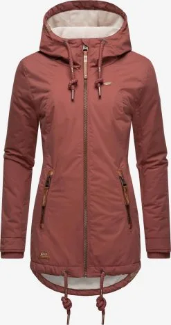 Ragwear Outdoor Jassen Functionele Jas Zuzka Dames Roestbruin -Ragwear Verkoop 4f02a9c1dde7cbce72e131e1ab203039