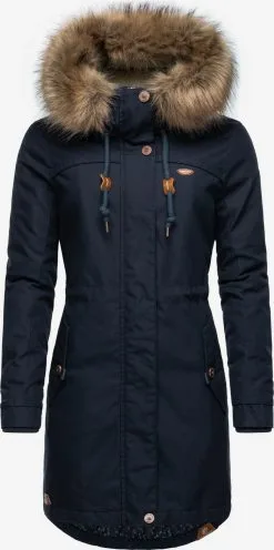 Ragwear Parkas Winterparka Tawny Dames Navy -Ragwear Verkoop 506de85dbb6718384e31f5afeaf0009a
