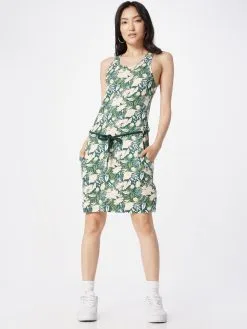 Ragwear Jerseyjurken Jurk KESY Dames Lichtgroen / Donkergroen -Ragwear Verkoop 50a793fcacc4ca227faceb805721b282