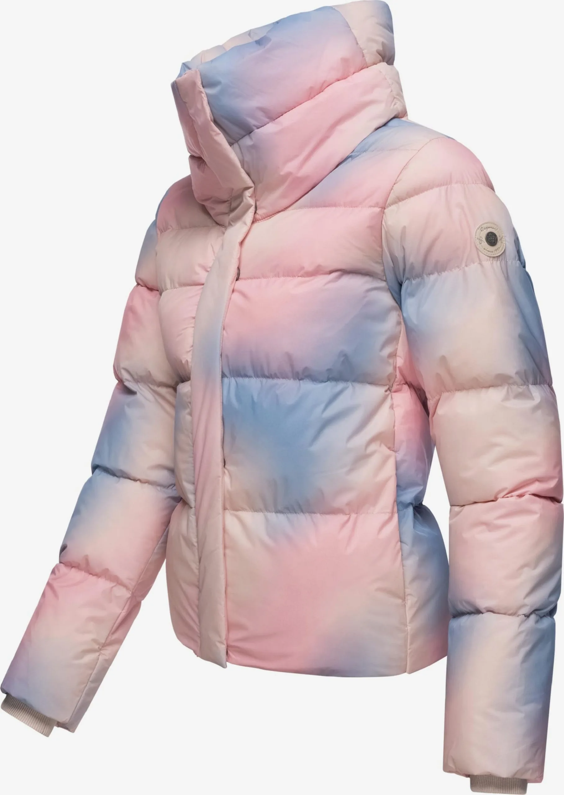 Ragwear Winterjassen Winterjas Lunis Ombre Dames Oranje 1 Ragwear Winterjassen Winterjas Lunis Ombre Dames Oranje