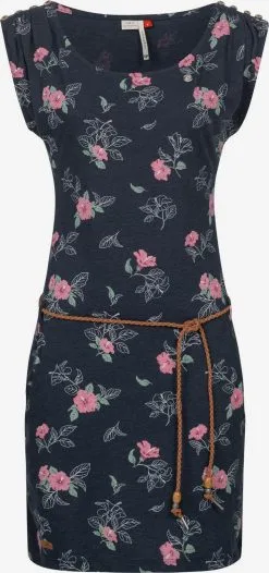 Ragwear Jerseyjurken Jurk Chego Dames Navy