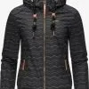 Ragwear Winterjassen Winterjas Druna Dames Zwart