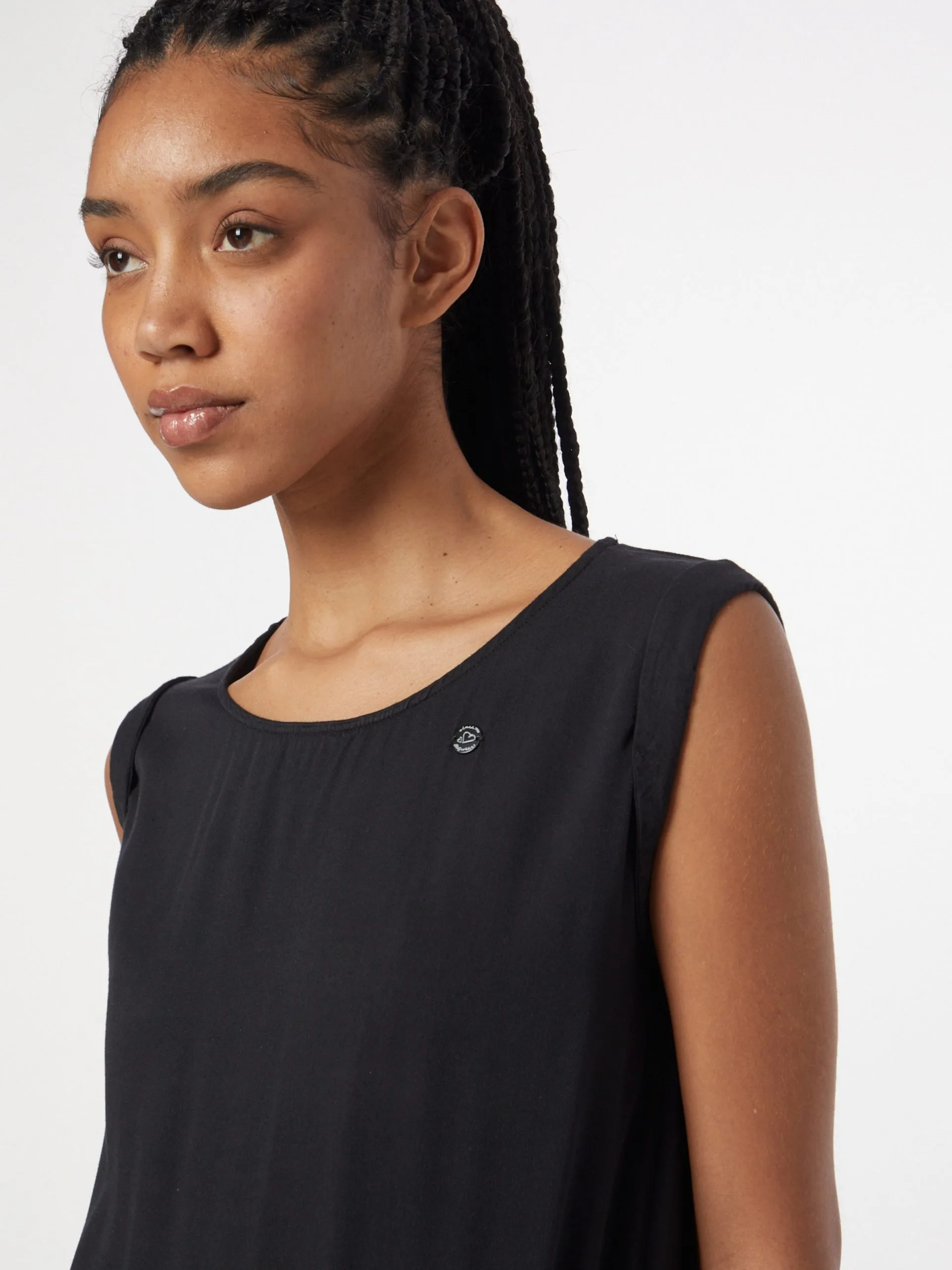 Ragwear Jerseyjurken Jurk MASCARPONE Dames Zwart 2 Ragwear Jerseyjurken Jurk MASCARPONE Dames Zwart - Image 2