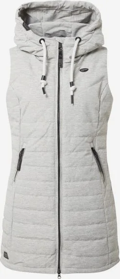 Ragwear Bodywarmers Bodywarmer LUCINDA Dames Wit Gemêleerd