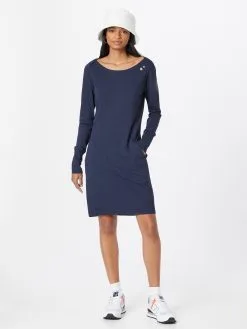 Ragwear Jerseyjurken Jurk RIVER Dames Nachtblauw / Hemelsblauw 9 Ragwear Jerseyjurken Jurk RIVER Dames Nachtblauw / Hemelsblauw -Ragwear Verkoop 5980dca738143ca5e5bd1f6950453997