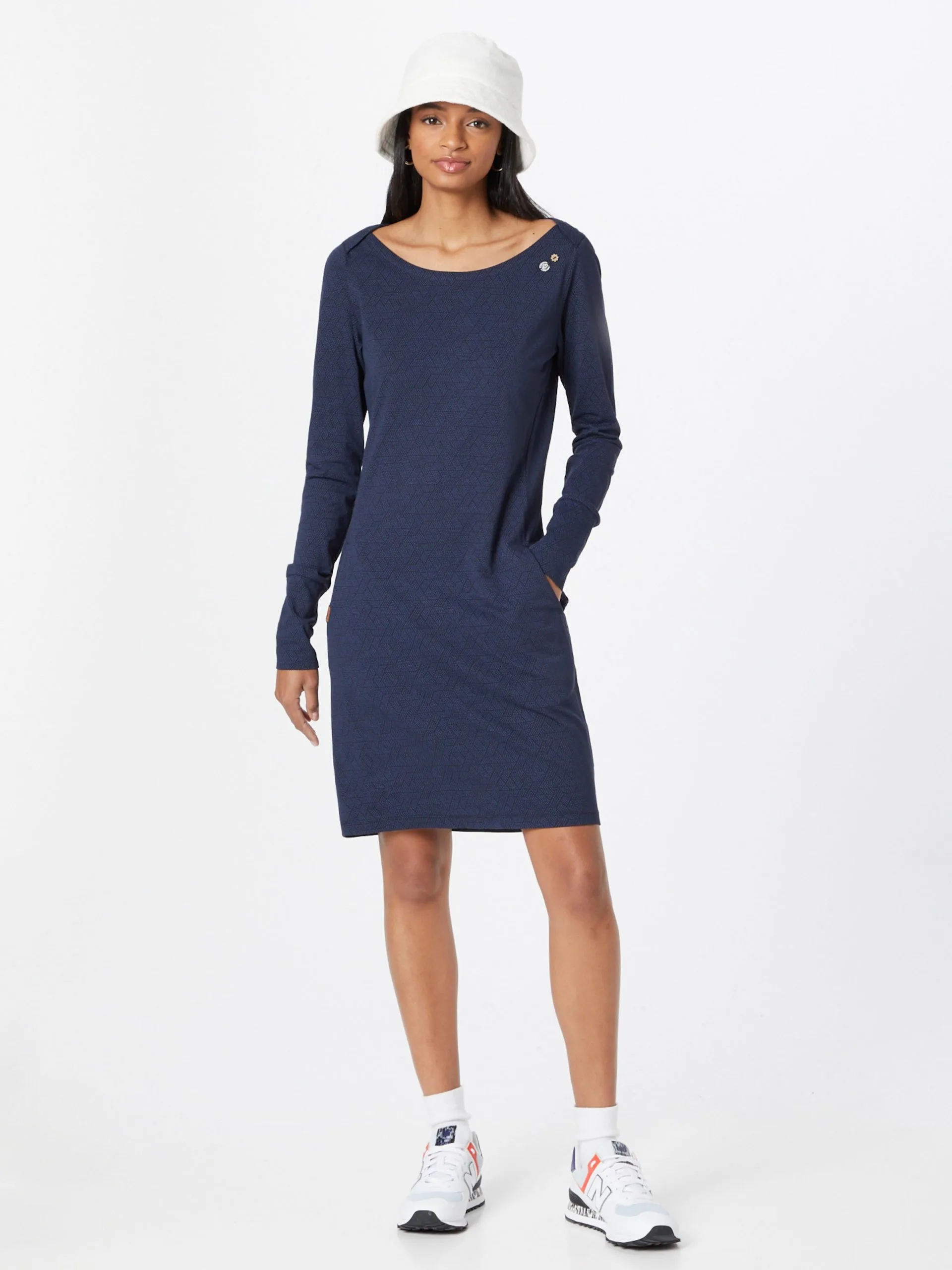 Ragwear Jerseyjurken Jurk RIVER Dames Nachtblauw / Hemelsblauw 5 Ragwear Jerseyjurken Jurk RIVER Dames Nachtblauw / Hemelsblauw - Image 5