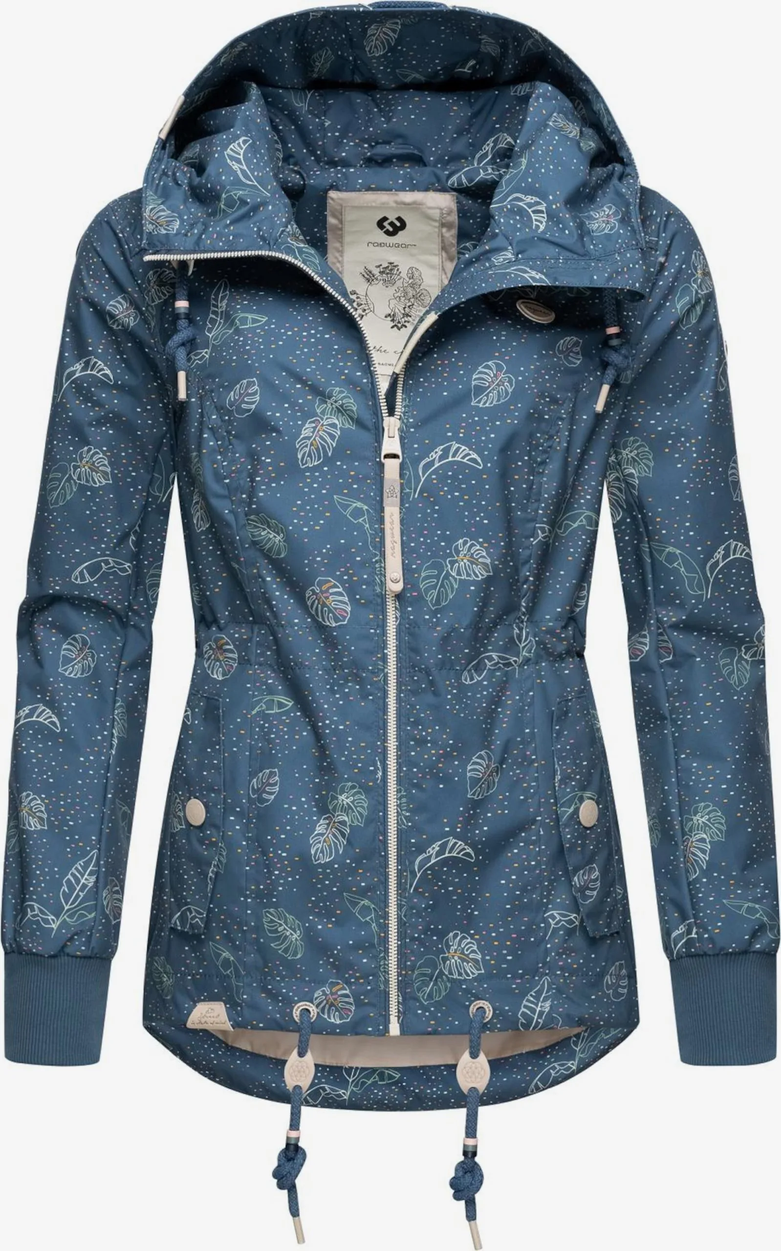 Ragwear Outdoor Jassen Functionele Jas Danka Dames Pastelblauw 1 Ragwear Outdoor Jassen Functionele Jas Danka Dames Pastelblauw