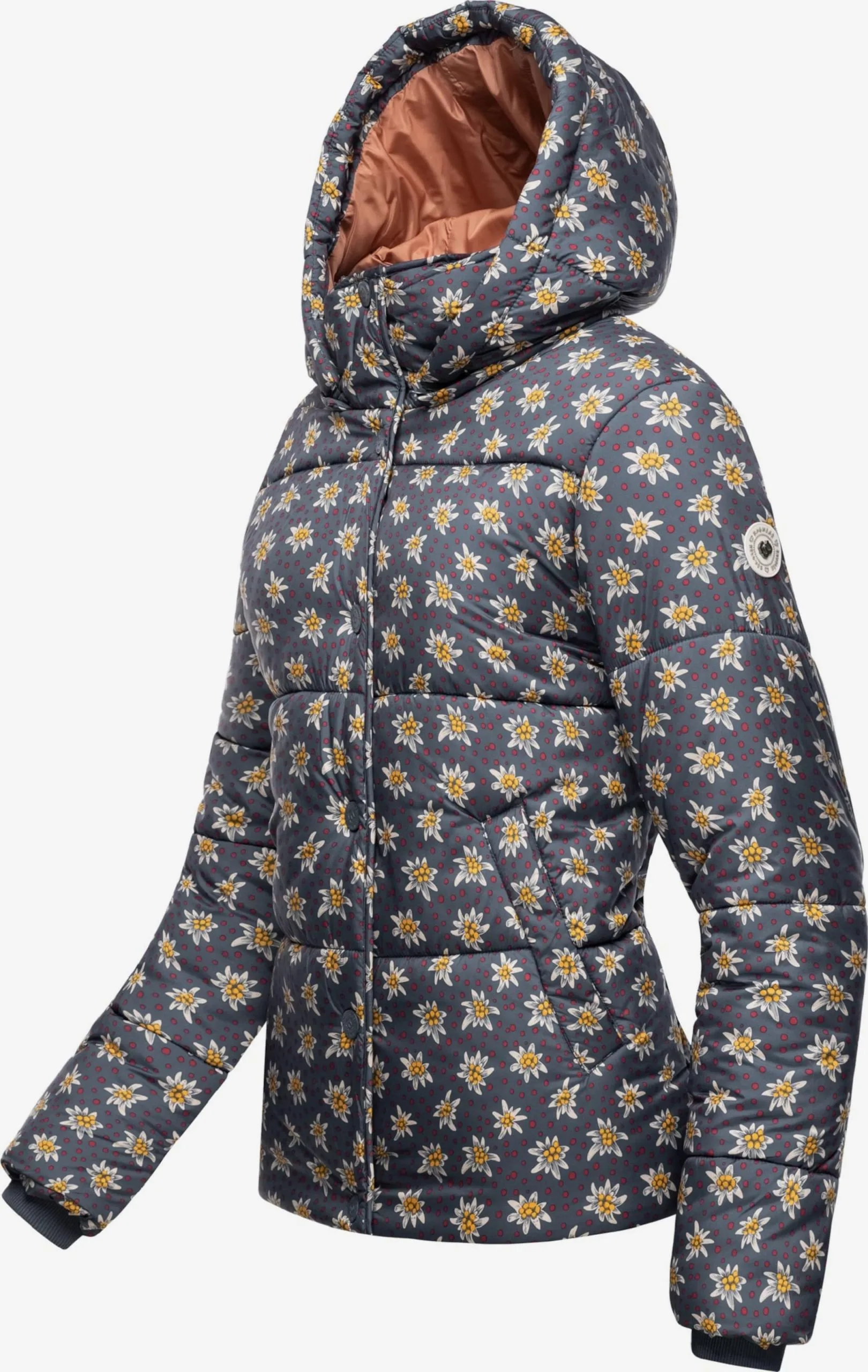 Ragwear Winterjassen Winterjas Dames Duifblauw 2 Ragwear Winterjassen Winterjas Dames Duifblauw - Image 2