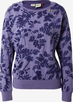 Ragwear Sweatshirts Sweatshirt NEREA Dames Nachtblauw / Blauw Gemêleerd