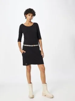 Ragwear Jerseyjurken Jurk TANYA Dames Zwart 9 Ragwear Jerseyjurken Jurk TANYA Dames Zwart -Ragwear Verkoop 5ea8a39b4b1dc1d971d962da2f22fe6b