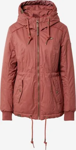 Ragwear Parkas Tussenparka DANKA Dames Pastelrood