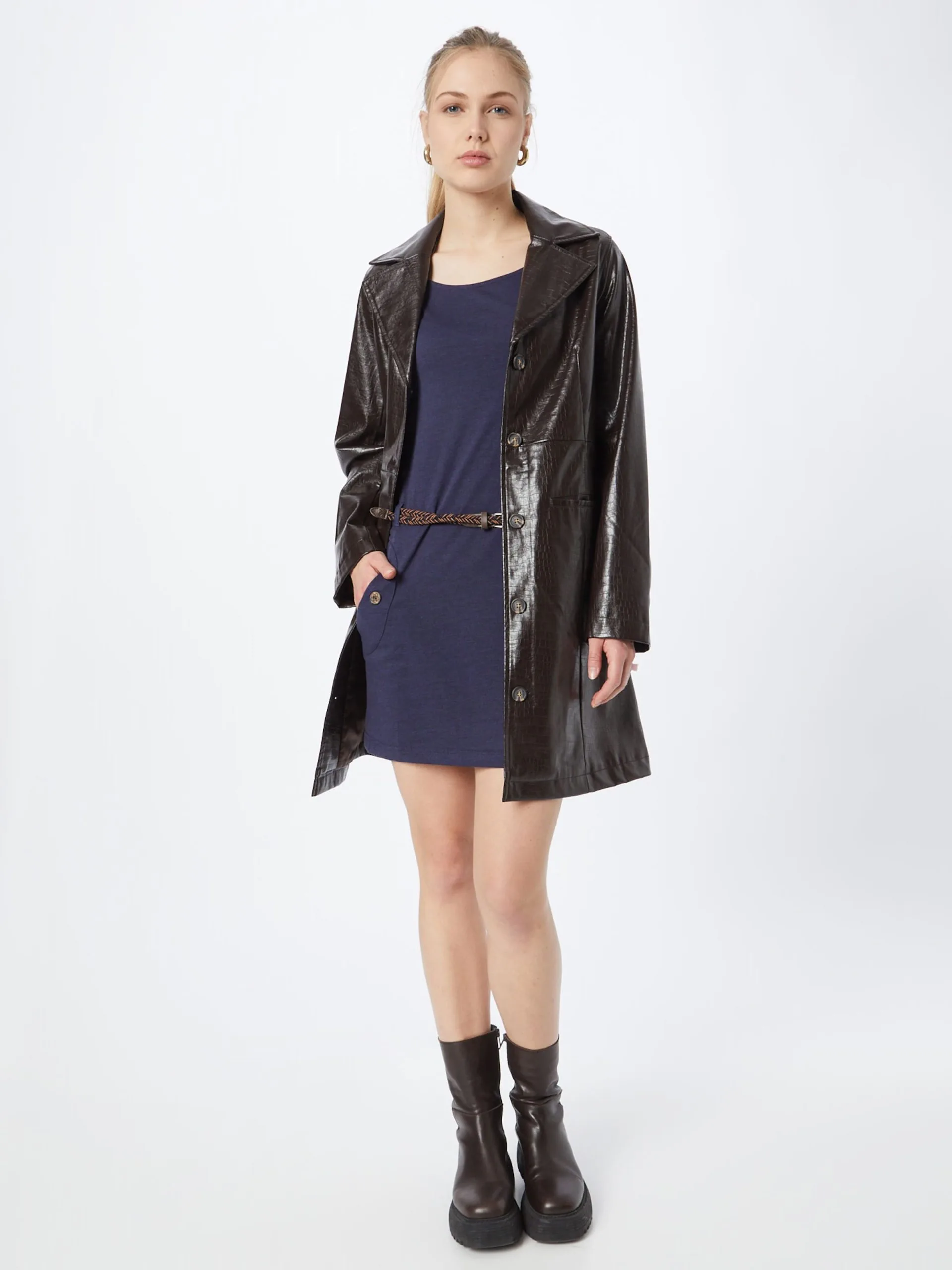 Ragwear Jerseyjurken Jurk TANYA Dames Navy 5 Ragwear Jerseyjurken Jurk TANYA Dames Navy - Image 5