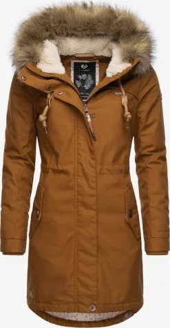Ragwear Parkas Winterparka Tawny Dames Bruin