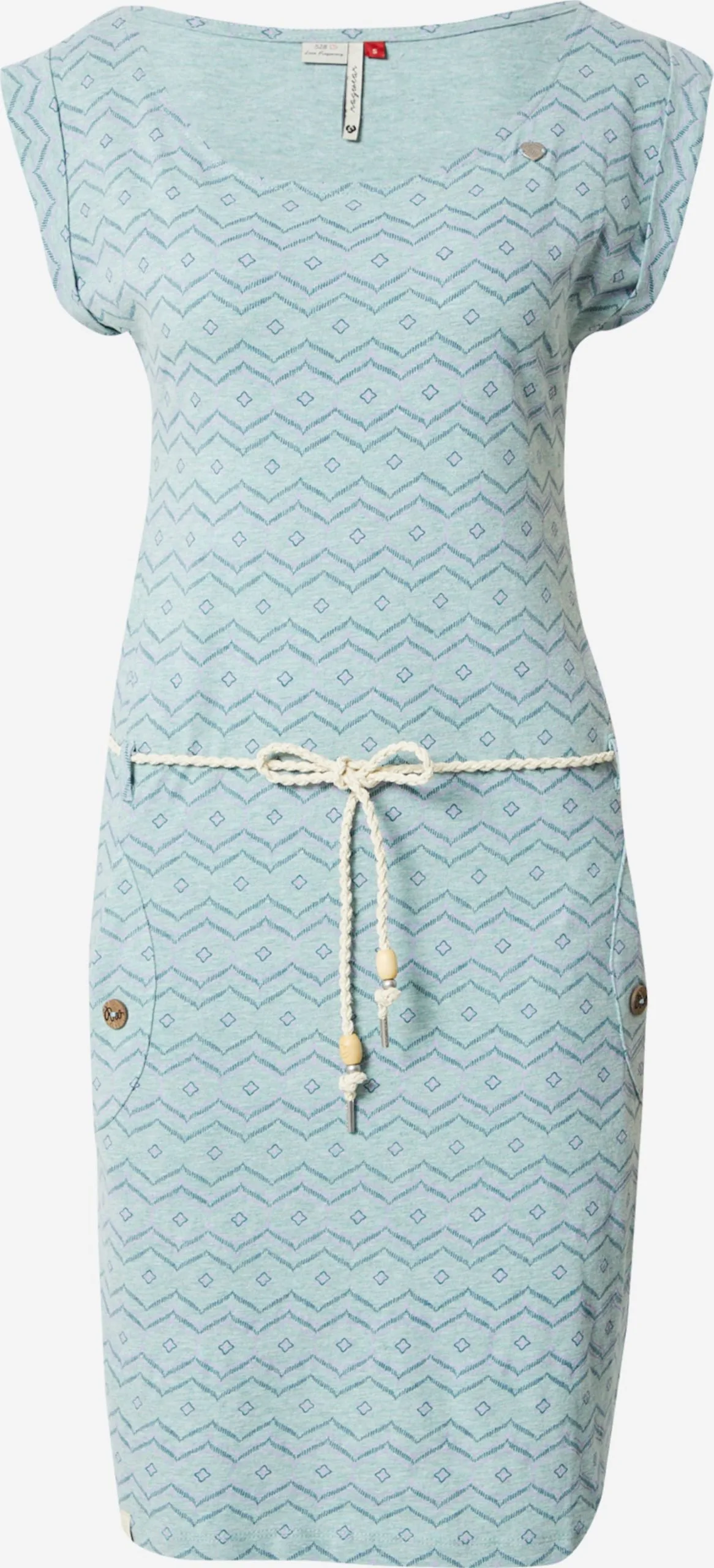 Ragwear Jerseyjurken Jurk TAGG Dames Blauw / Aqua 1 Ragwear Jerseyjurken Jurk TAGG Dames Blauw / Aqua