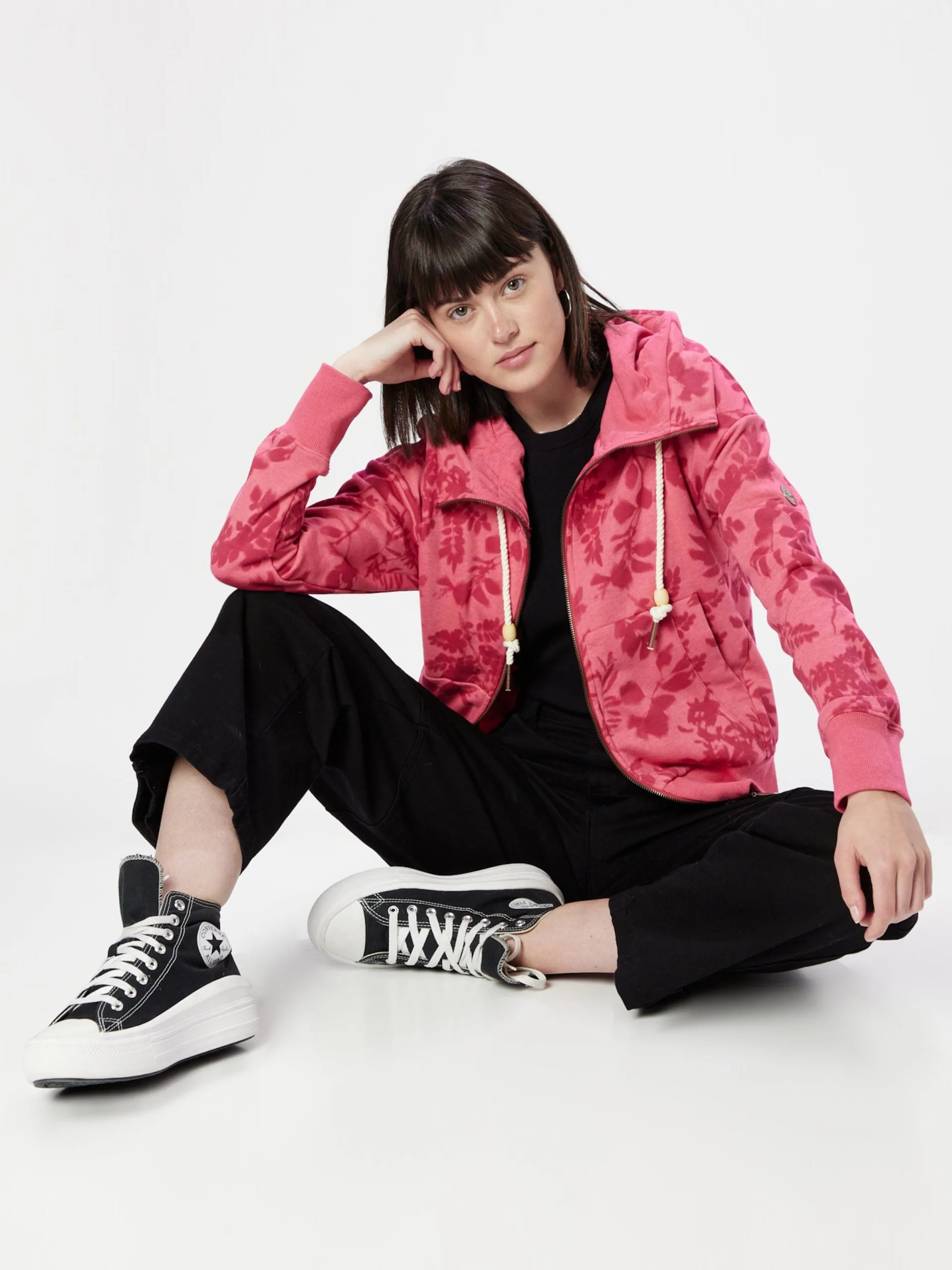 Ragwear Sweatvesten Sweatvest Dames Roze 5 Ragwear Sweatvesten Sweatvest Dames Roze - Image 5