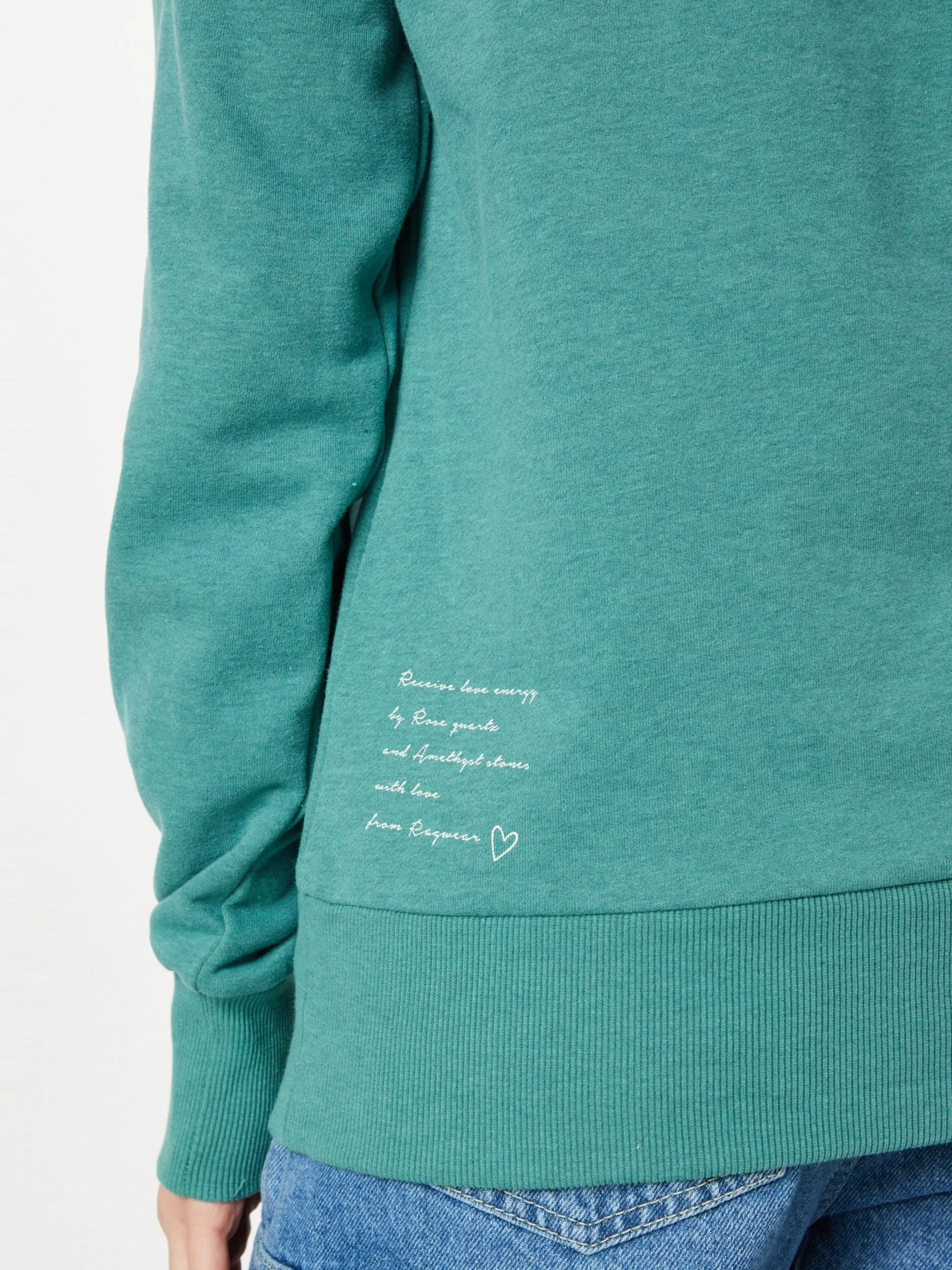Ragwear Sweatshirts Sweatshirt ANNIKA Dames Jade Groen 2 Ragwear Sweatshirts Sweatshirt ANNIKA Dames Jade Groen - Image 2