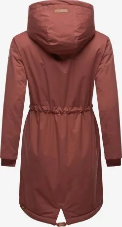 Ragwear Parkas Winterparka Crescend Dames Roestbruin -Ragwear Verkoop 63c6a01e938f47e8812231074d35193c