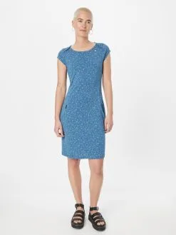 Ragwear Jerseyjurken Jurk RIVAN Dames Blauw -Ragwear Verkoop 64de5dfe2ac8149b2cac902d7c46a02c