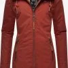 Ragwear Outdoor Jassen Functionele Jas Zuzka Dames Roestrood
