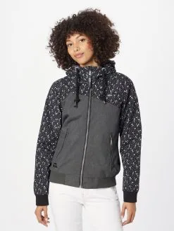 Ragwear Tussenjassen Tussenjas NUGGIE Dames Zwart -Ragwear Verkoop 683220a5dfee7ba73fce0d0b7efb3103