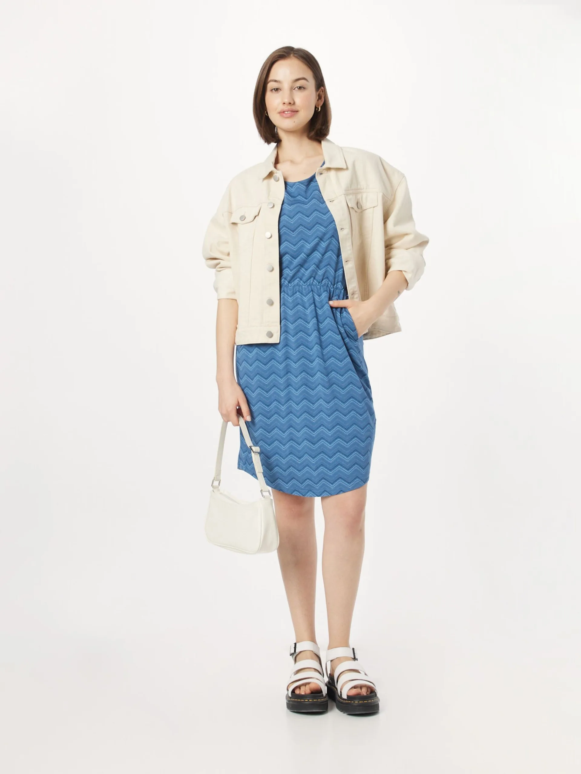 Ragwear Jerseyjurken Jurk LILITHE Dames Navy / Kobaltblauw / Lichtblauw 5 Ragwear Jerseyjurken Jurk LILITHE Dames Navy / Kobaltblauw / Lichtblauw - Image 5