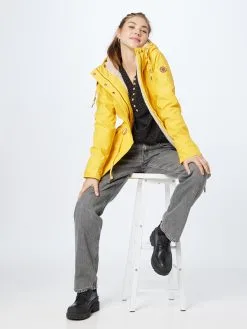 Ragwear Parkas Tussenparka MONADIS Dames Geel -Ragwear Verkoop 6975b2cd9ce52fee33778a3f375d8862