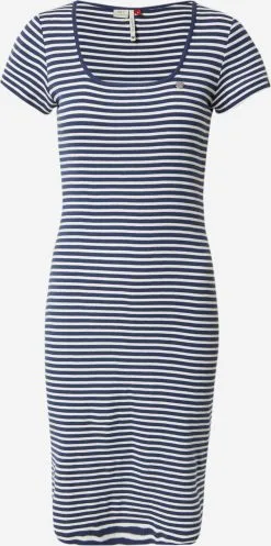 Ragwear Jerseyjurken Jurk Kimber Dames Navy