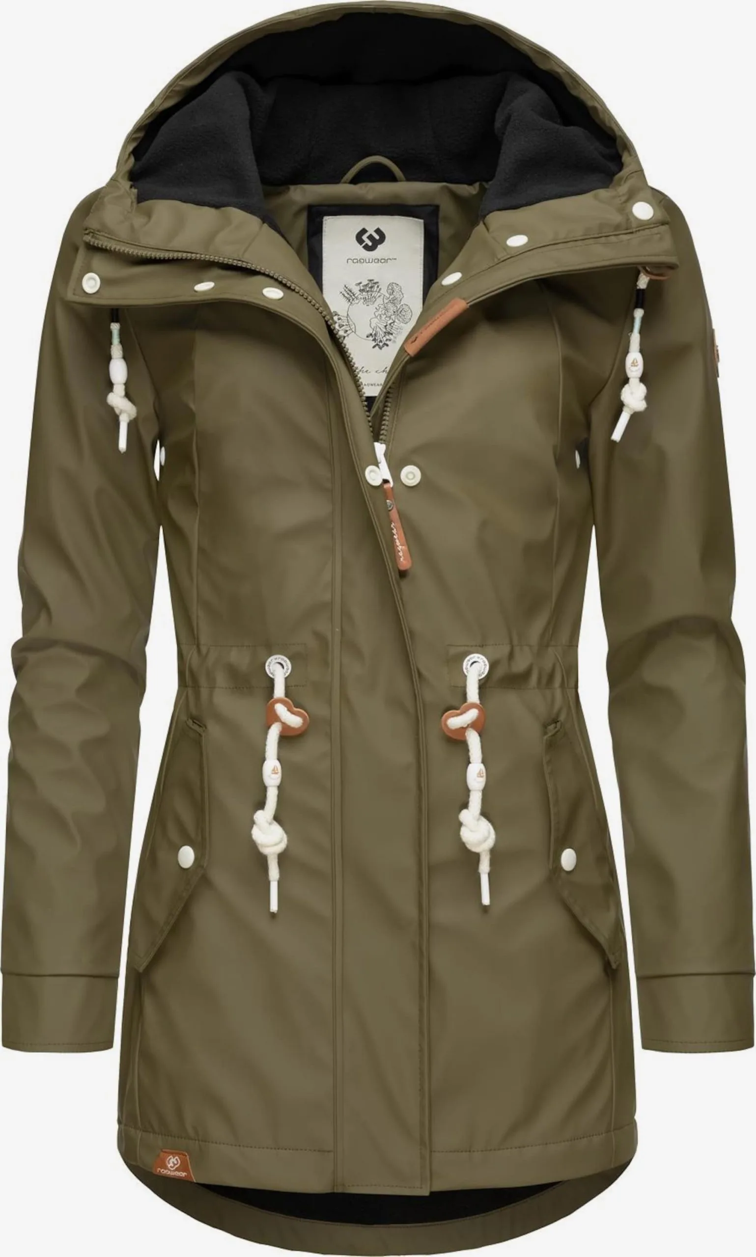 Ragwear Outdoor Jassen Functionele Jas Monadis Dames Olijfgroen 1 Ragwear Outdoor Jassen Functionele Jas Monadis Dames Olijfgroen