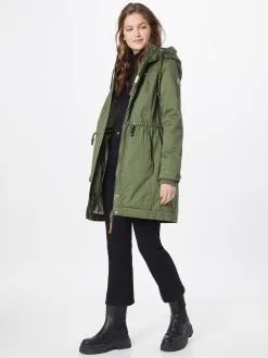 Ragwear Parkas Tussenparka Aurorie Organic Dames Olijfgroen -Ragwear Verkoop 6f124d8ae4051d0a47c45e474efd7140