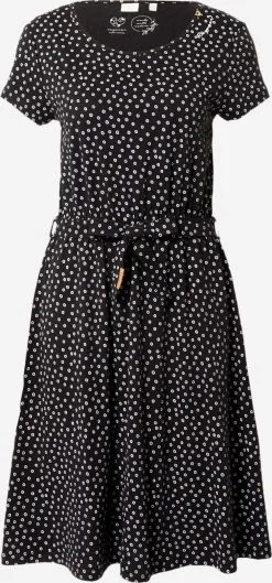 Ragwear Zomerjurken Zomerjurk Olina Dames Zwart