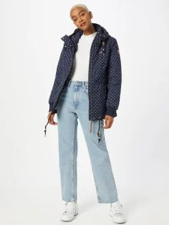 Ragwear Tussenjassen Tussenjas Danka Dames Navy / Lichtblauw -Ragwear Verkoop 72699b26802bf5dc90453df1d0906e30