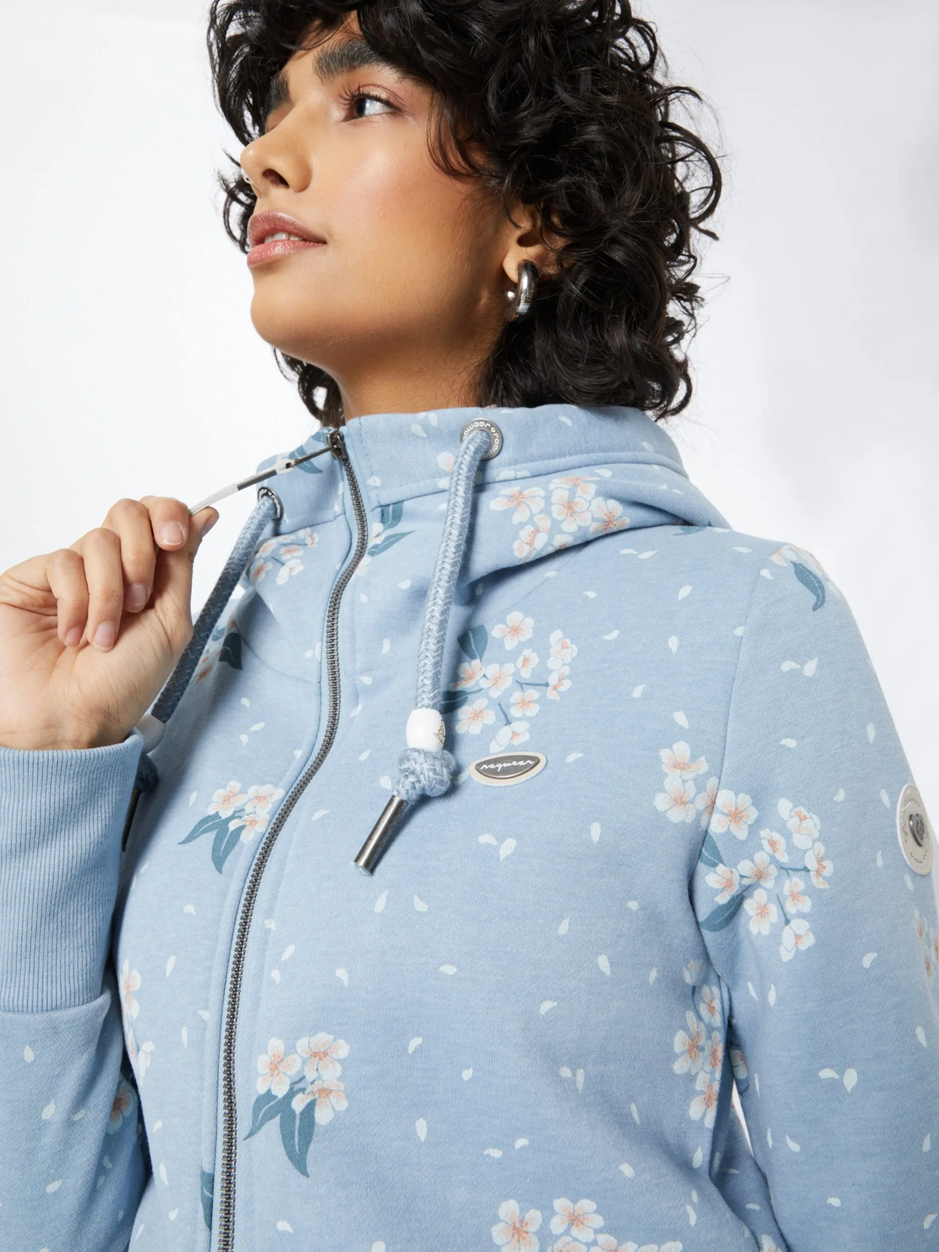 Ragwear Sweatvesten Sweatvest NESKA Dames Lichtblauw 2 Ragwear Sweatvesten Sweatvest NESKA Dames Lichtblauw - Image 2