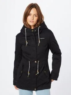Ragwear Parkas Tussenparka RAQUELA Dames Zwart -Ragwear Verkoop 72a1fa87c38dafd459d65005982de2fa