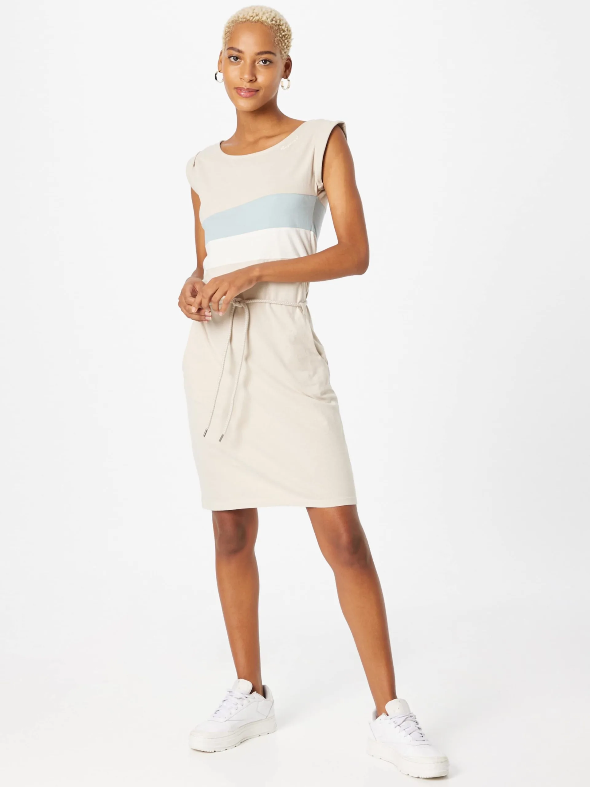 Ragwear Jerseyjurken Jurk TARAYA Dames Taupe 3 Ragwear Jerseyjurken Jurk TARAYA Dames Taupe - Image 3