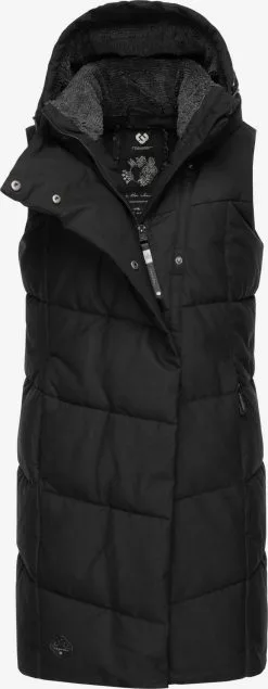 Ragwear Bodywarmers Bodywarmer Pavla Dames Zwart