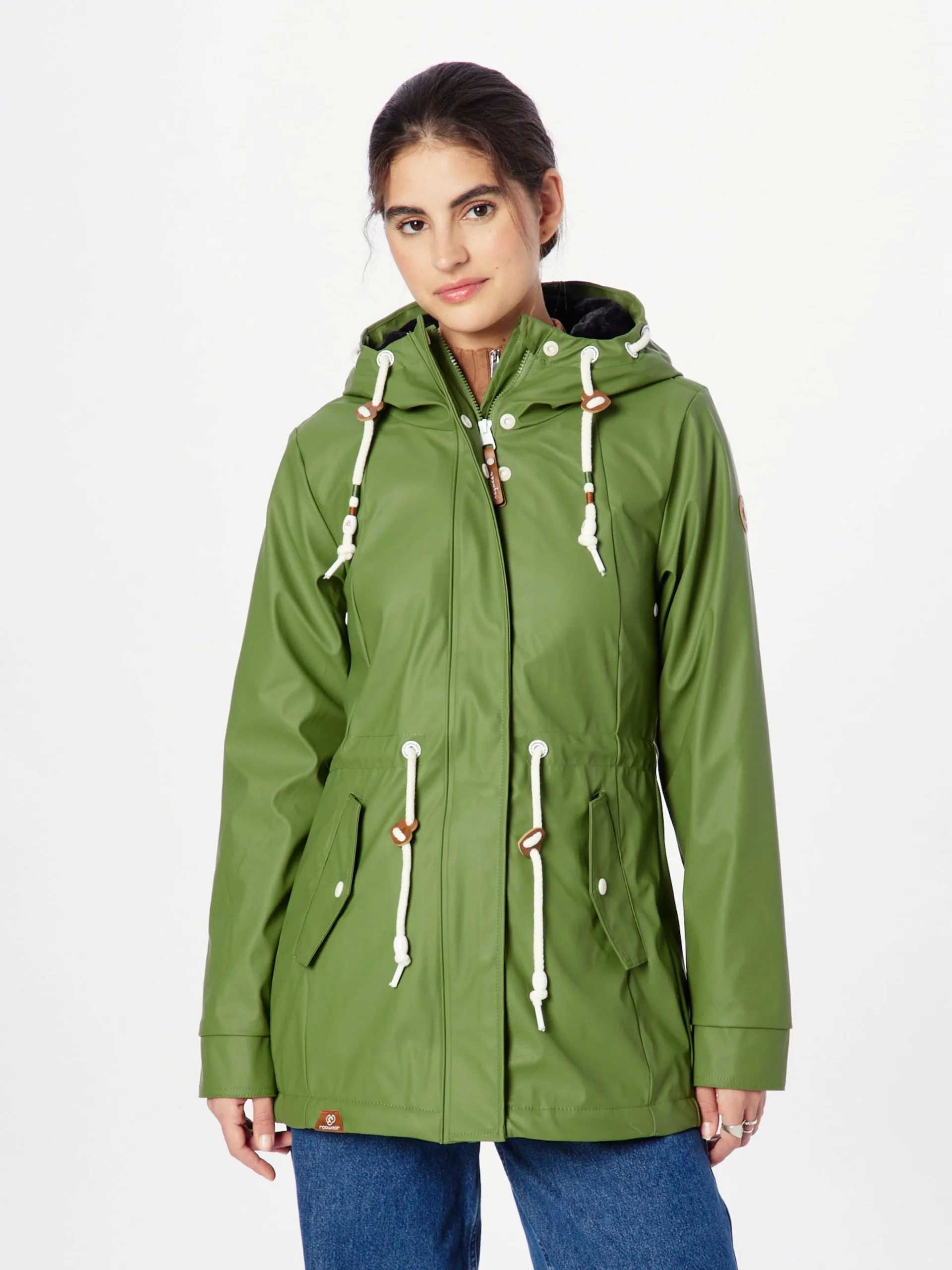 Ragwear Parkas Tussenparka MONADIS RAINY Dames Groen 3 Ragwear Parkas Tussenparka MONADIS RAINY Dames Groen - Image 3
