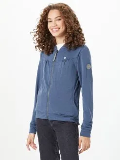 Ragwear Sweatvesten Sweatvest KENIA Dames Blauw Gemêleerd -Ragwear Verkoop 771dd13fa7e10f77c3f1b97fe836eb5e