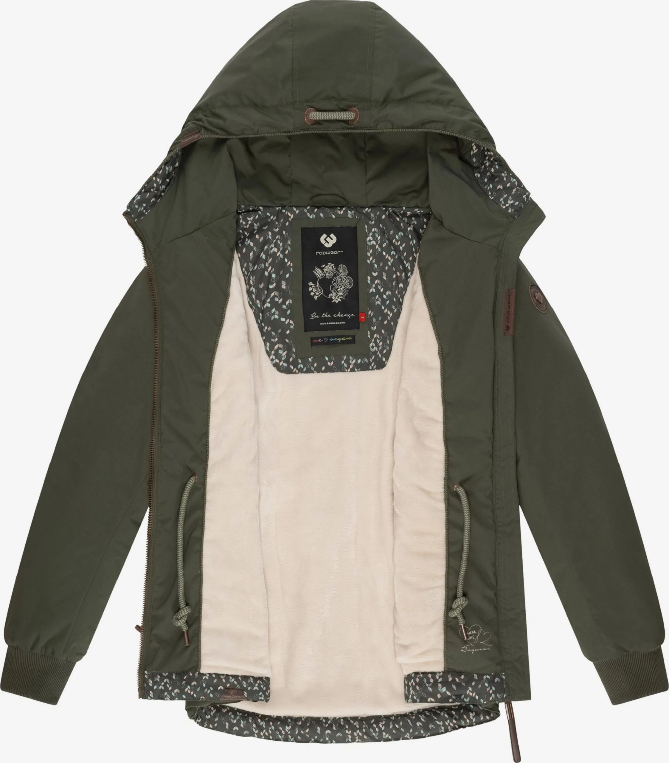 Ragwear Outdoor Jassen Functionele Jas Danka Dames Olijfgroen 4 Ragwear Outdoor Jassen Functionele Jas Danka Dames Olijfgroen - Image 4