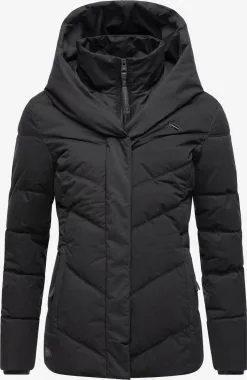 Ragwear Winterjassen Winterjas Natesa Dames Zwart
