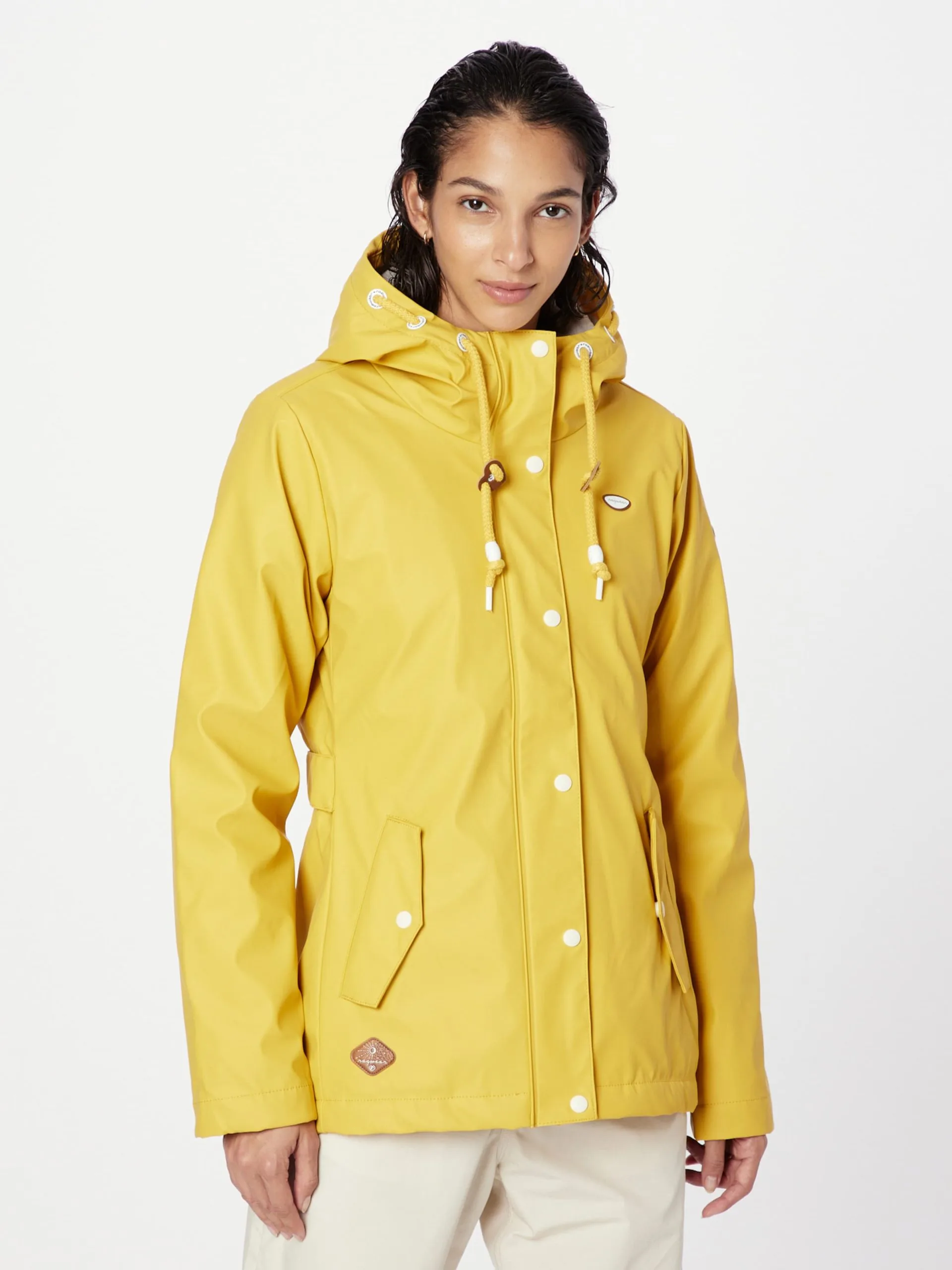 Ragwear Tussenjassen Tussenjas MARGGE Dames Geel 3 Ragwear Tussenjassen Tussenjas MARGGE Dames Geel - Image 3