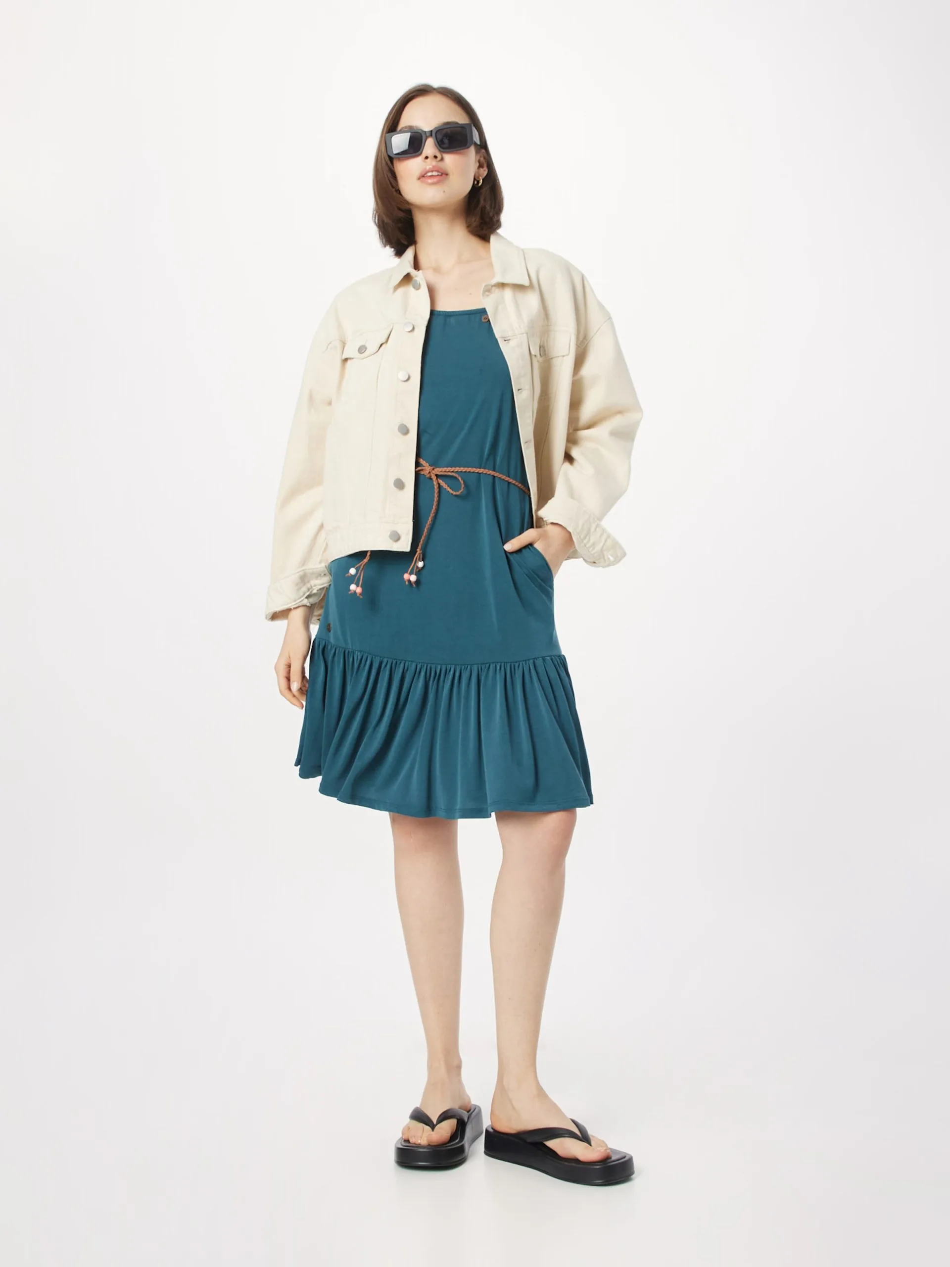 Ragwear Zomerjurken Zomerjurk THIME Dames Petrol 5 Ragwear Zomerjurken Zomerjurk THIME Dames Petrol - Image 5