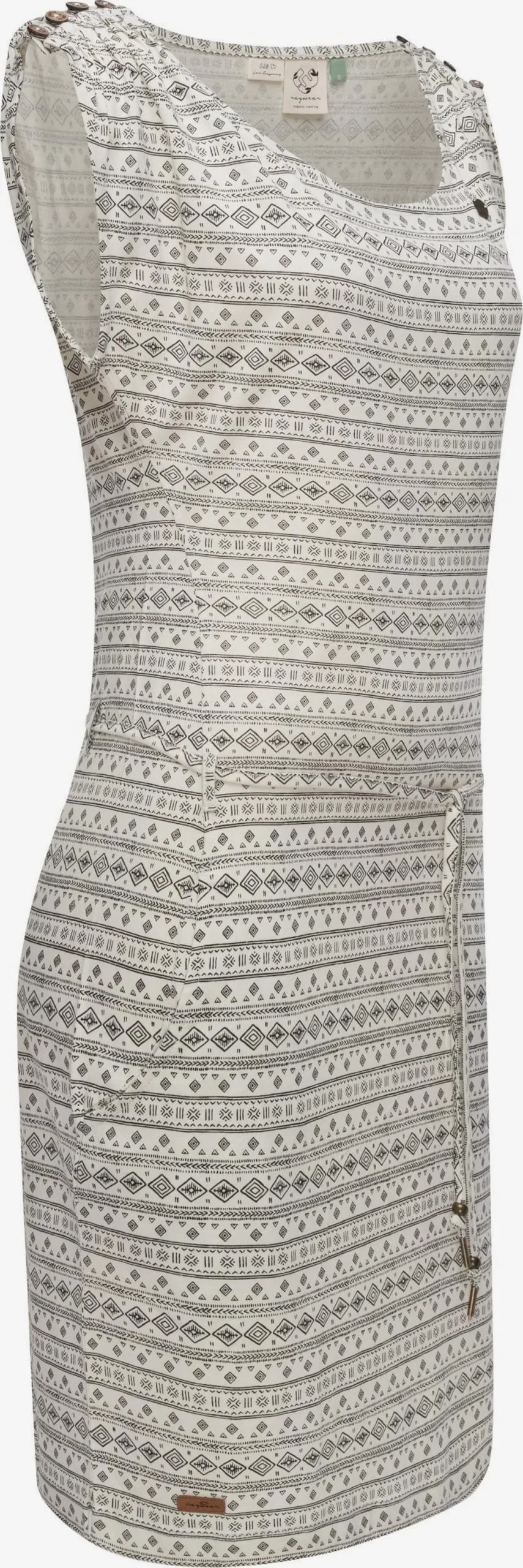 Ragwear Zomerjurken Zomerjurk Chego Dames Wolwit 2 Ragwear Zomerjurken Zomerjurk Chego Dames Wolwit - Image 2