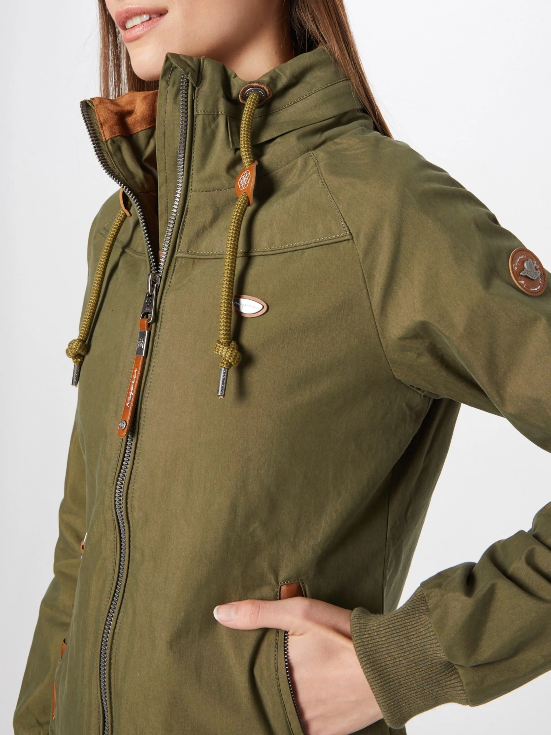 Ragwear Tussenjassen Tussenjas APOLI Dames Olijfgroen 2 Ragwear Tussenjassen Tussenjas APOLI Dames Olijfgroen - Image 2