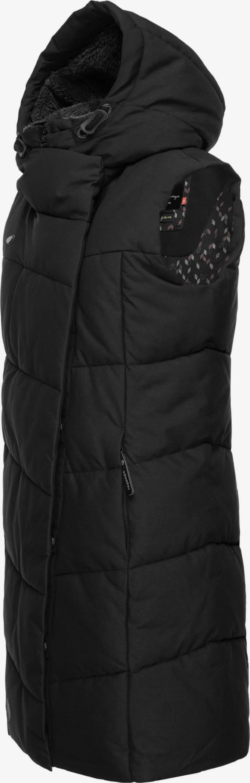 Ragwear Bodywarmers Bodywarmer Pavla Dames Zwart 2 Ragwear Bodywarmers Bodywarmer Pavla Dames Zwart - Image 2