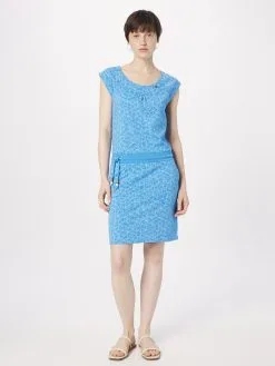 Ragwear Zomerjurken Zomerjurk Dames Lichtblauw -Ragwear Verkoop 83bf83808d6023d2669ff941b68c1a04