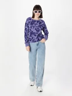 Ragwear Sweatshirts Sweatshirt NEREA Dames Nachtblauw / Blauw Gemêleerd -Ragwear Verkoop 84830bfae918306e2ad91b548e272339