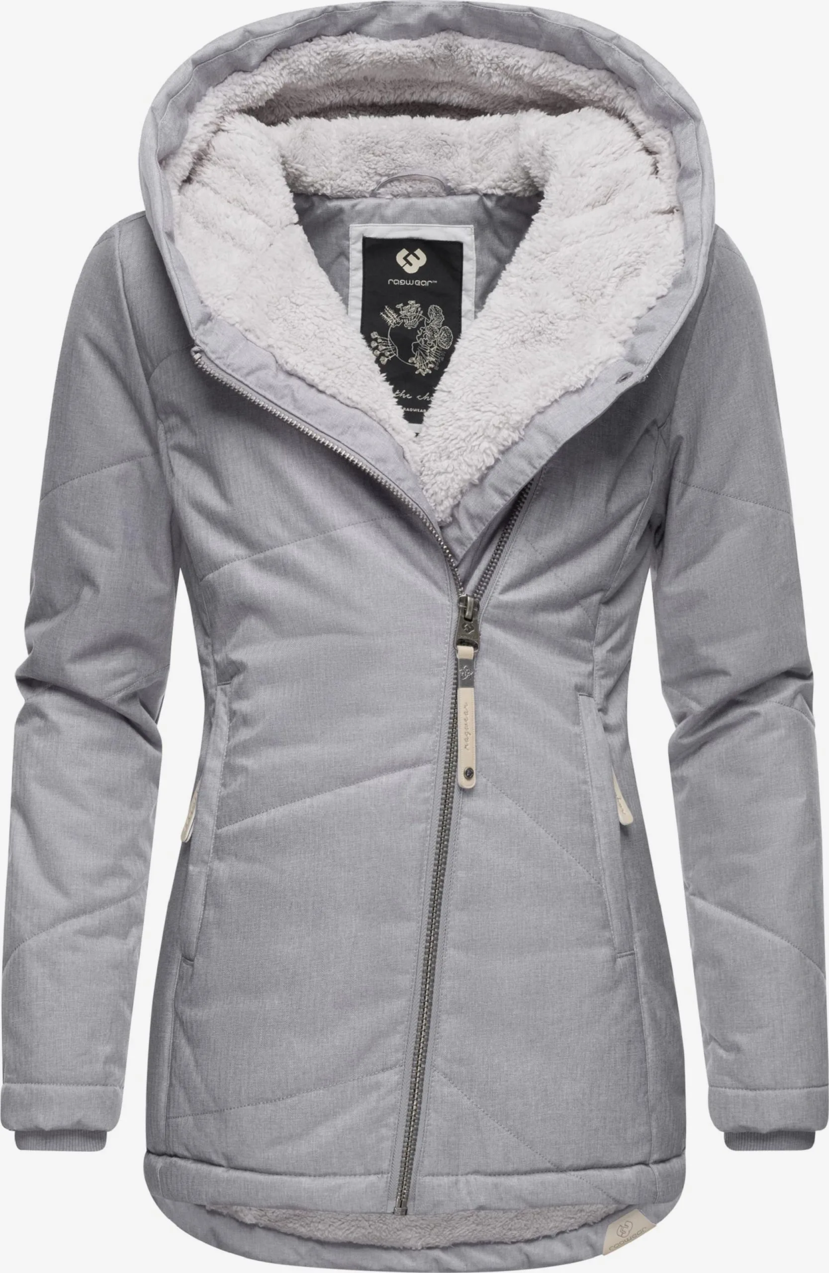 Ragwear Winterjassen Winterjas Gordon Dames Grijs 2 Ragwear Winterjassen Winterjas Gordon Dames Grijs - Image 2