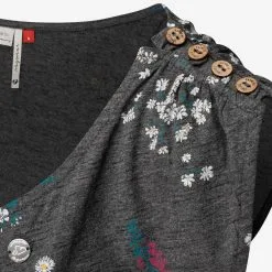 Ragwear Jerseyjurken Jurk Chego Dames Donkergrijs -Ragwear Verkoop 8a1e43e6b805c99301414636aaa2bb72