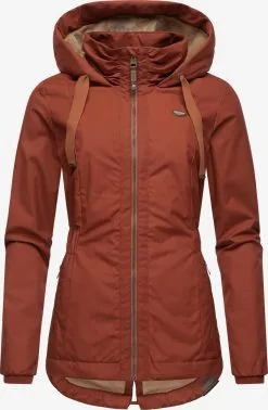 Ragwear Tussenjassen Tussenjas Varvarra Dames Bruin